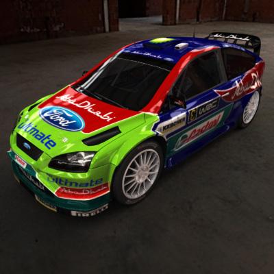 3D Model of 2008 Racing - Subaru Impreza WRC - 3D Render 2